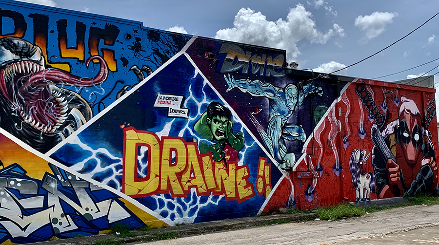 Superhero Mural 2